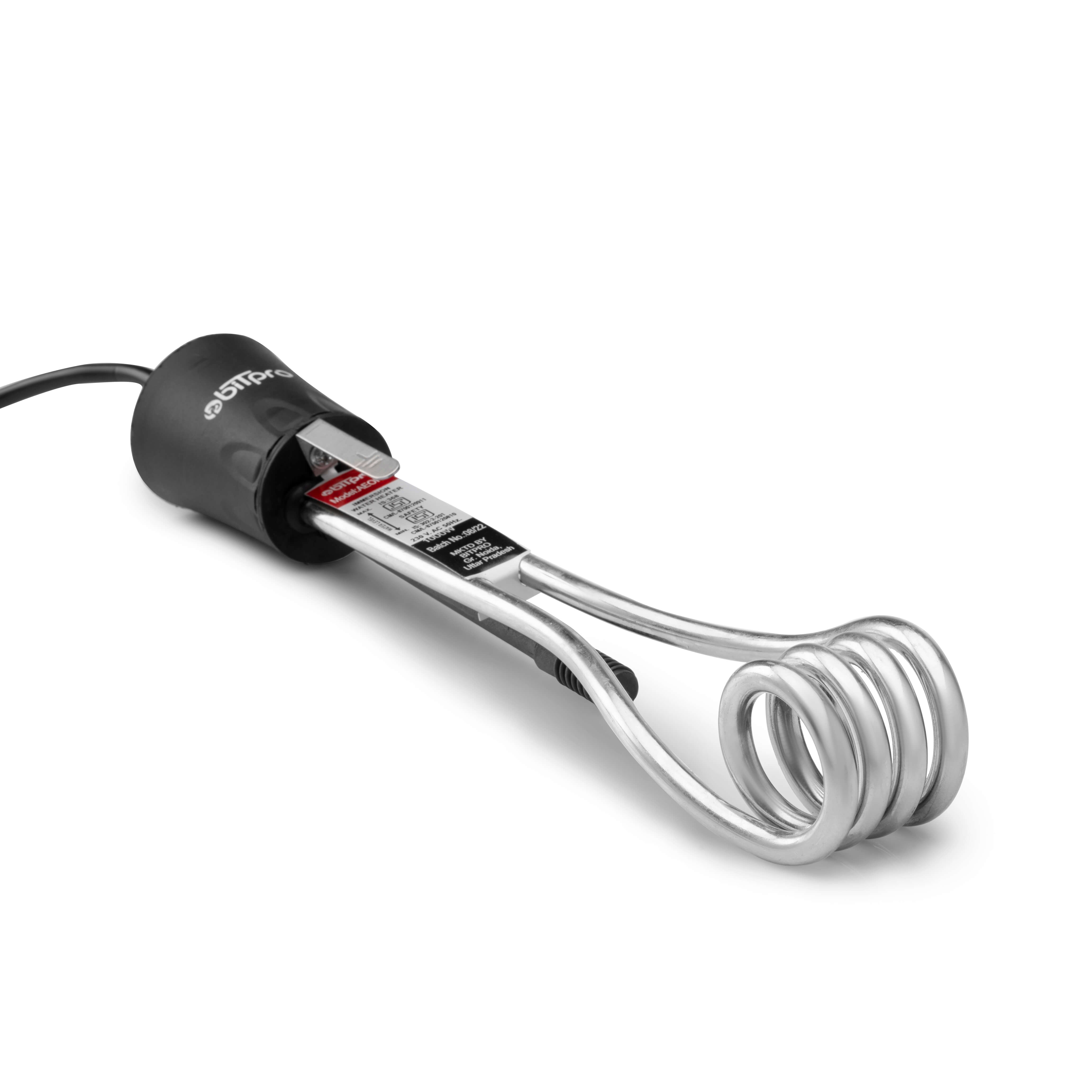 Bitpro Aeon Auto Cut Off, Heavy Duty 1000-Watts, Shockproof & Waterproof Immersion Water Heater Rod (Red)